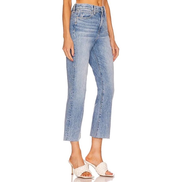 Veronica Beard Carly Kick Flare High Rise Pebble Stone Size 27 - Picture 3 of 5